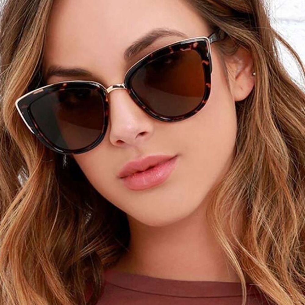 3for$20 1pc Women's Cat-Eye Fashion Glasses With Leopard Pattern
